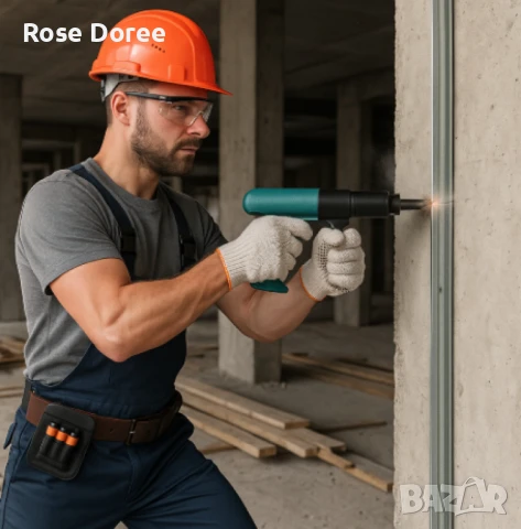 🔩🎯 Пиронен мини пистолет с патрони 🎯🔩, снимка 3 - Други инструменти - 50525369