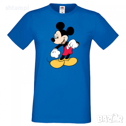Мъжка тениска Mickey Mouse 4 Подарък,Изненада,Рожден ден, снимка 2 - Тениски - 36576288