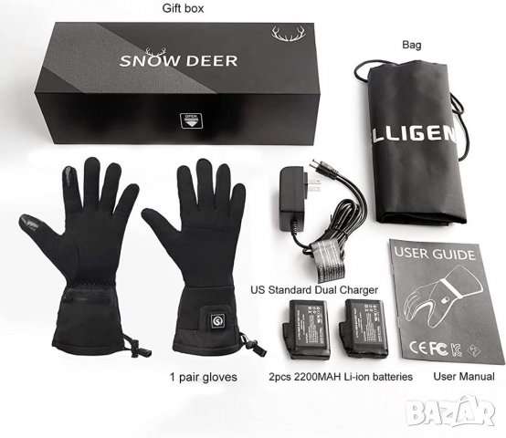 Дамски нагреваеми ръкавици Snow Deer, снимка 2 - Зимни спортове - 39448861