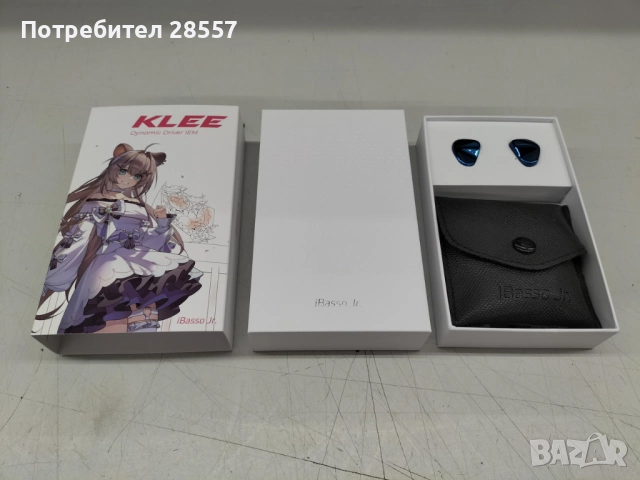 Нови- неотваряни IBasso Jr. Klee тип iem, снимка 13 - Слушалки и портативни колонки - 52672622