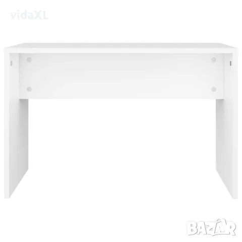 vidaXL Табуретка за тоалетка бяла 70x35x45 см инженерно дърво, снимка 4 - Тоалетки - 56147816