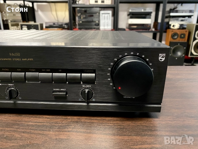 Усилвател Philips, снимка 3 - Ресийвъри, усилватели, смесителни пултове - 51964131