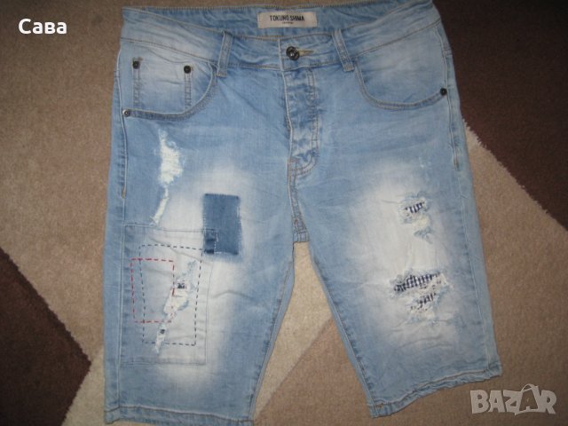 Къси дънки TOKUNO SHIMA  мъжки,С-М, снимка 2 - Дънки - 36963279