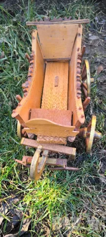 Винтидж дървена каруца , снимка 4 - Антикварни и старинни предмети - 48878455