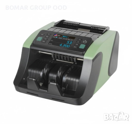 Брояч на банкноти с детектор за фалшиви банкноти сертифициран от ЕЦБ