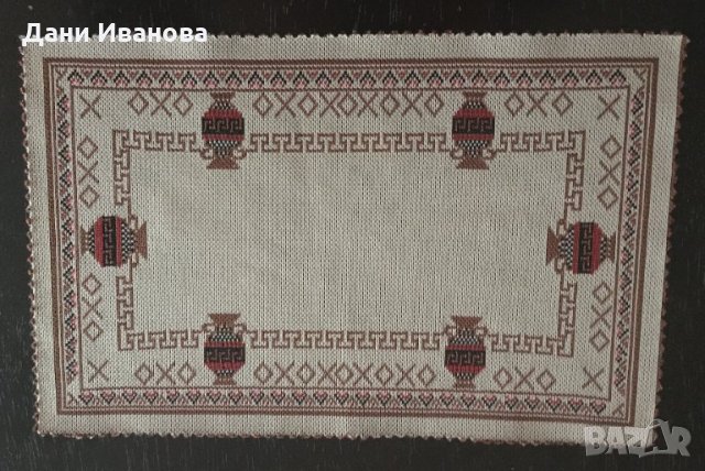 Комплект текстилни подложки за кафе, снимка 2 - Покривки за маси - 31031518