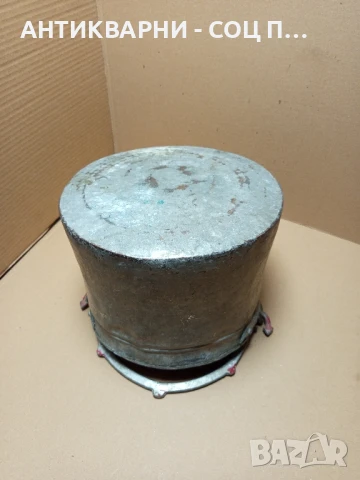Соц Стара Арания Котел Менник Бакърен Съд 11лт. / 1922г., снимка 11 - Антикварни и старинни предмети - 50786923