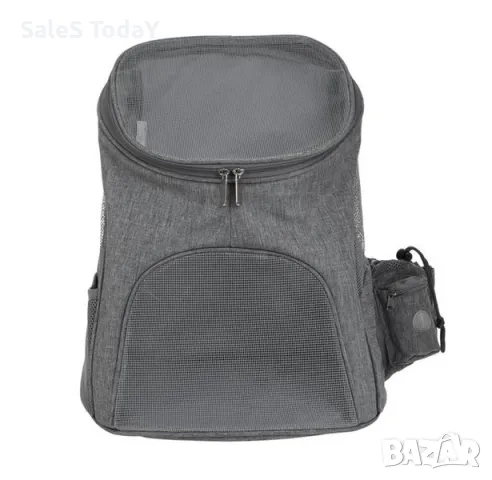 Чанта за раница за домашни любимци, Котки, Кучета, Сива, 30x30x45см, снимка 4 - Други стоки за животни - 49632512