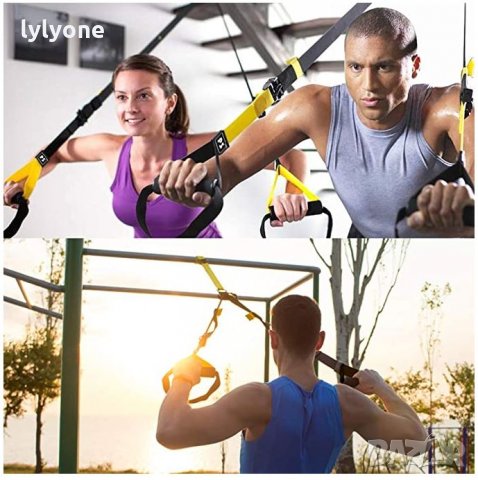 Нови Ластици за тренировка * Мултитренажор KINGKANG TRX P3-3 PRO * Нов, снимка 12 - Фитнес уреди - 30673695