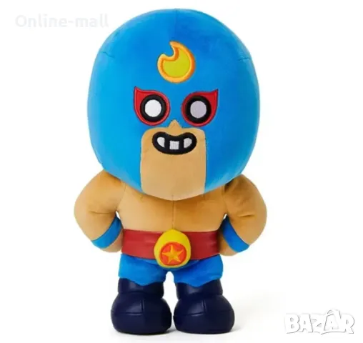 Плюшена играчка Brawl Stars Spike Cactus Shelly El Primo, снимка 4 - Плюшени играчки - 47987101