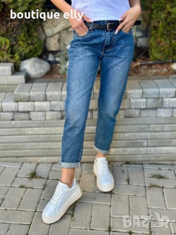 дамски дънки с колан