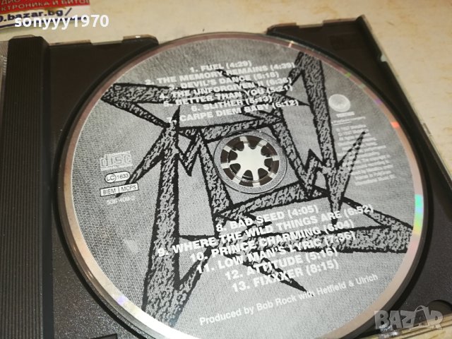 METALLICA RELOAD CD 0111231409NS, снимка 10 - CD дискове - 42808856