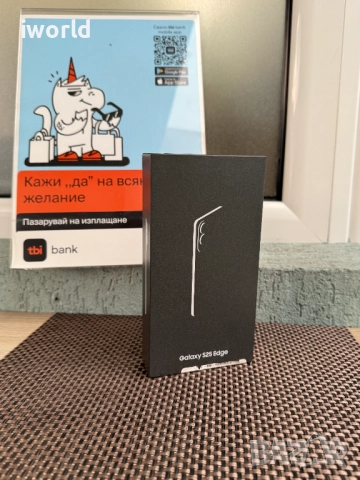 НОВ❗️512gb❗️ Samsung Edge ❗️Лизинг от 50лв/м❗️ Titanium Jetbalck❗️ Гаранция