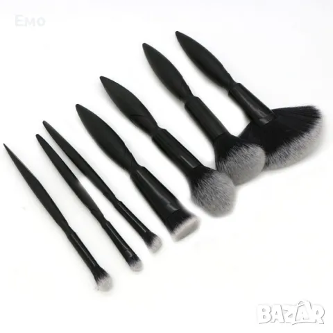 Промоция: Комплект "Еднорог" от 7 разноцветни четки за грим HZS91, снимка 8 - Козметика за лице - 47916959