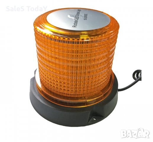 Сигнална лампа тип (маяк), 12/24V, 30 диода, 10/28 см., блиц, снимка 2 - Аксесоари и консумативи - 34523586