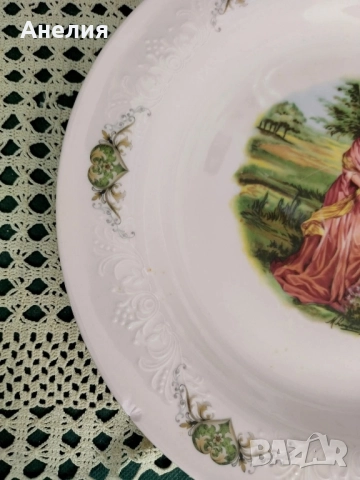 Розов порцелан , снимка 3 - Чинии - 52207364