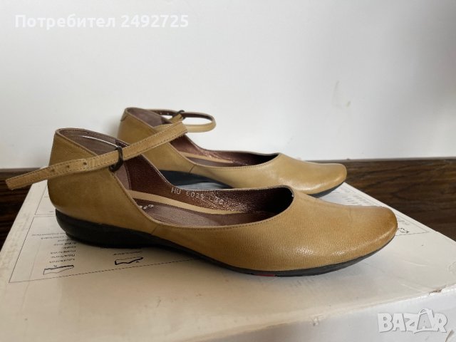 Обувки бежово , естествена кожа, 38 номер, GIANNIОтличн състояние, снимка 2 - Дамски ежедневни обувки - 42401814