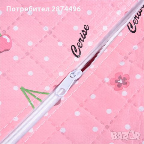 2550 Комплект от 3бр.розови органайзери за бельо и чорапи с капаци, снимка 8 - Други стоки за дома - 30928069