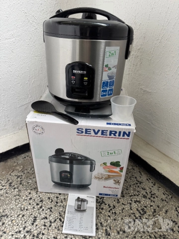 Уред за Готвене на Ориз и Пара Severin RK2425 650W, 3 л, Оризовар/Оризоварка!, снимка 2 - Уреди за готвене на пара - 52209492