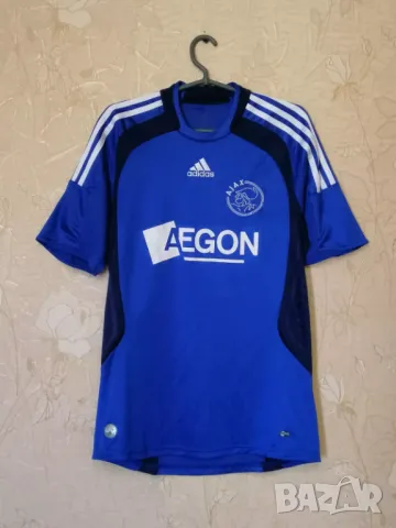 Оригинална тениска adidas  AJAX Amsterdam blue 2008 , снимка 1 - Футбол - 47820848