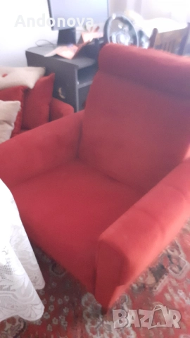 Запазена холна гарнитура, снимка 4 - Дивани и мека мебел - 52165294