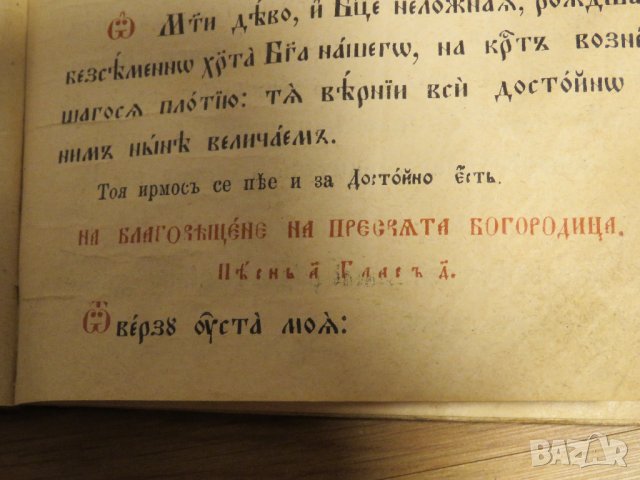 църковна книга, богослужебна книга Рядка книга Черковно пение, църковно пеене - изд.1906 г , снимка 9 - Антикварни и старинни предмети - 31813336