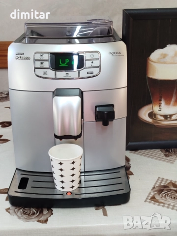 Кафе автомат SAECO INTELIA one touch Cappuccino 🍵, снимка 11 - Кафемашини - 52964828