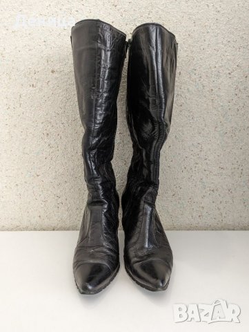 Дамски ботуши от естествена кожа, снимка 3 - Дамски ботуши - 39707688