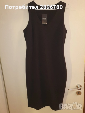 Нова черна рокля Next, размер М, снимка 2 - Рокли - 52597261