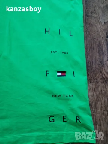 Tommy Hilfiger - страхотна мъжка тениска SLIM FIT 100% оригинал КАТО НОВА XL, снимка 4 - Тениски - 50086745
