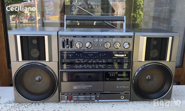 🔥HITACHI TRK-9100E -много добър радиокасетофон!