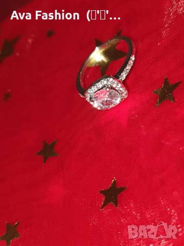 Хит цена!!!Нежен дамски пръстен с кристали и куб. цирконий💕, снимка 2 - Пръстени - 35111753