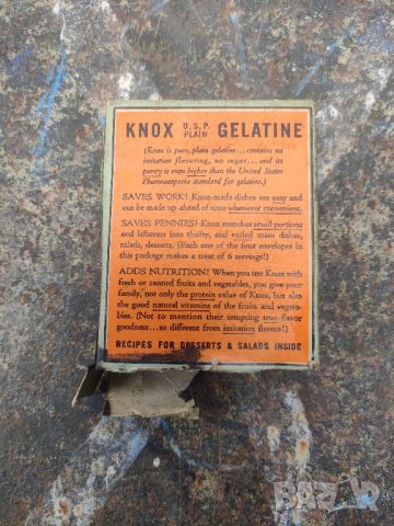 винтидж кулинария :knox u.s.p plain sparkling, снимка 4 - Други ценни предмети - 42228422