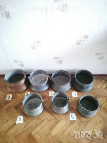 Бакъри,менци,котлета,съдове за вода и други., снимка 2 - Антикварни и старинни предмети - 34563388