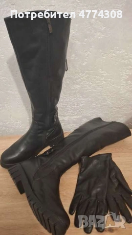 Ботуши от естествена кожа ELIZA , номер 39. , снимка 9 - Дамски ботуши - 53937979