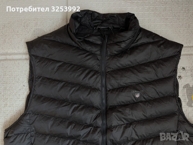 Ултралек пухен елек Gant НОВ!, снимка 2 - Якета - 53946446