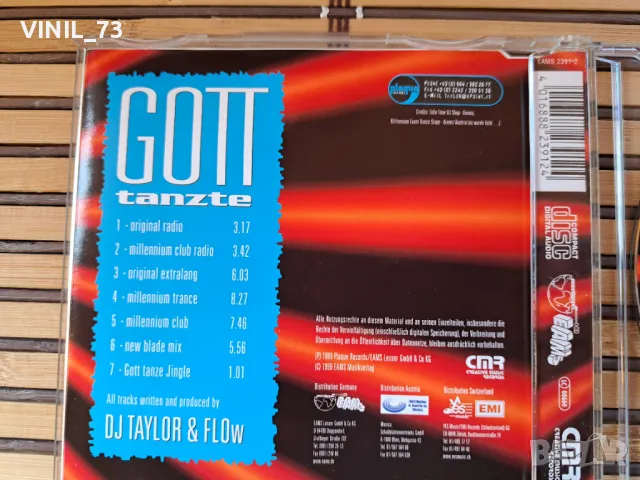 DJ Taylor & Flow – Gott Tanzte, снимка 3 - CD дискове - 50359364