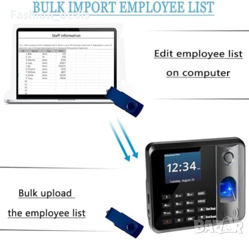 Нова Система за Проследяване на Работно Време с Отчетност, снимка 5 - Друга електроника - 42833685