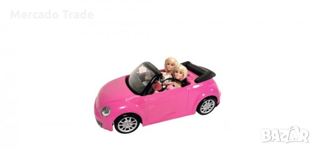 Кукла Бети с автомобил със звук и светлина