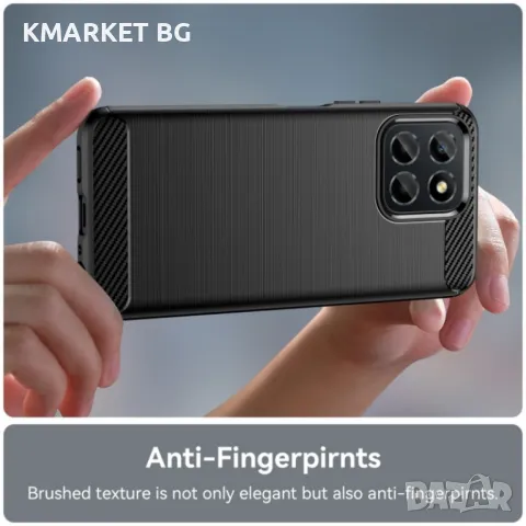 Honor X7a Carbon Fiber Калъф и Протектор, снимка 6 - Калъфи, кейсове - 48999263