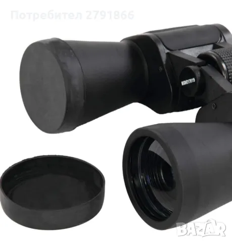 Бинокъл Polaroid 10x50 с вграден компас, чанта за рамо, ударо и водоустойчив чисто нов, снимка 11 - Екипировка - 48772913