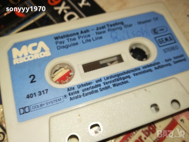 WISHBONE ASH-ORIGINAL TAPE 2108252011, снимка 2 - Аудио касети - 51446410
