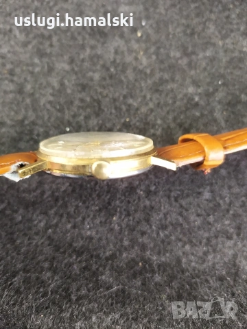 Ретро позлатен часовник, снимка 2 - Антикварни и старинни предмети - 54235963