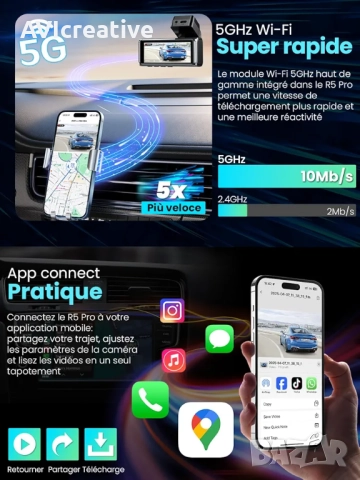 Видеорегистратор 4K +задна камера 2.5K+GPS антена +128 GB SD CARD, снимка 3 - Аксесоари и консумативи - 52937407