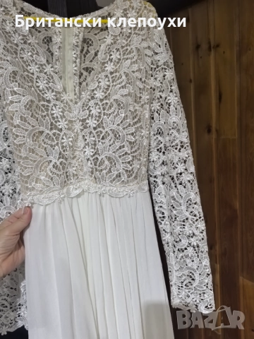 Сватбена рокля размер с, снимка 4 - Сватбени рокли - 52287613