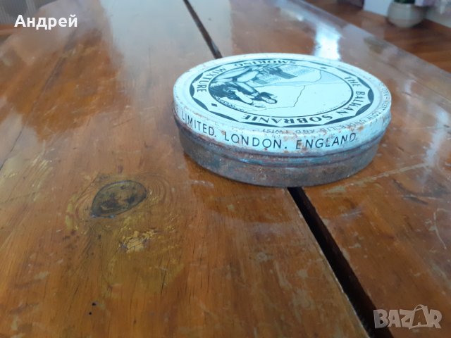 Стара кутия от тютюн The Balkan Sobranie, снимка 4 - Други ценни предмети - 31235382