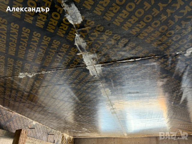 12 бр. платна за кофраж втора употреба - 244/122 – 20мм., снимка 6 - Строителни материали - 53884907