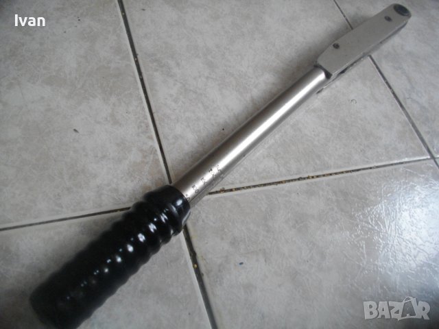 Английски 1/2 Захват 50-225 Nm-Динамометричен Ръчен Ключ-За Тежки Натоварвания-60см-2,0 кг-BRITOOL , снимка 3 - Други инструменти - 40151468