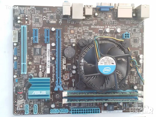 Дънна платка Asus P8H61-M XL2 с процесор Intel i3-2100 и 4GB DDR3