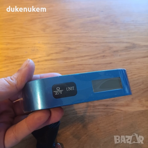 Дигитална везна за багаж до 50 кг, LCD дисплей, термометър, снимка 3 - Друга електроника - 52811949